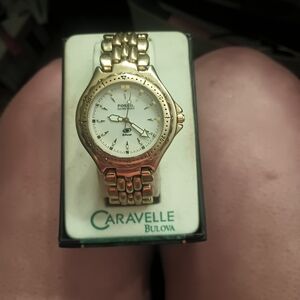 Fossil Gold and White Men's Watch
